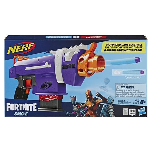 NERF Fortnite SMG-E Motorized Dart Blaster