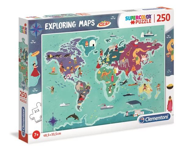 Clementoni 250 pcs. Puzzles Kids SuperColor Customs & Traditions In The World