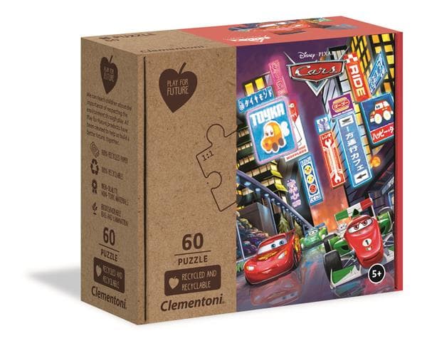 60 pcs Puzzles Kids Cars (100% Recycled)