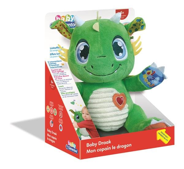 Clementoni Baby Dragon Interactive Plush