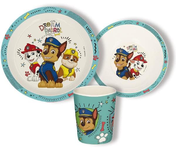 Paw Patrol Bamboo Melamin set