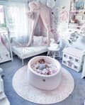 Miniatyrbillede 8 af 11: MeowBaby Boldbassin 90x30cm/200 Bolde, Bomuld