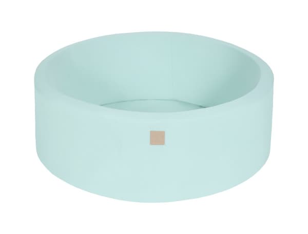 MeowBaby® Cirkulär torr pool utan bollar för barn, 90 x 30 cm, Mint