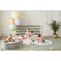 Miniatyrbillede 3 af 11: MeowBaby® Foam legeplads til børn med boldbassin 240 x 45 cm/100 bolde Lyserød: Mint/Lyserød/Turkis/Hvid perle