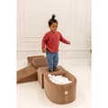 Miniatyrbillede 8 af 11: MeowBaby® Foam legeplads til børn med boldbassin 240 x 45 cm/100 bolde Lyserød: Mint/Lyserød/Turkis/Hvid perle