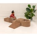 Miniatyrbillede 9 af 11: MeowBaby® Foam legeplads til børn med boldbassin 240 x 45 cm/100 bolde Lyserød: Mint/Lyserød/Turkis/Hvid perle