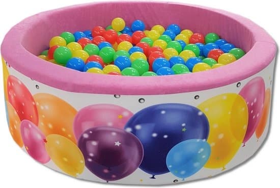 Boldbad - 300 bolde - 90 x 30 cm - boldbad - Balloner