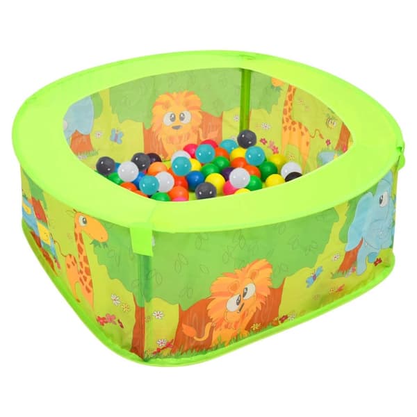 vidaXL boldgrav med 300 bolde 75x75x32 cm