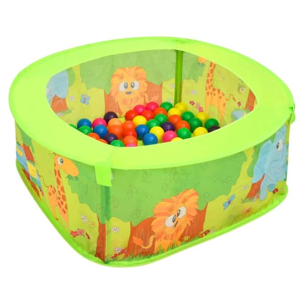 vidaXL boldgrav med 300 bolde 75x75x32 cm