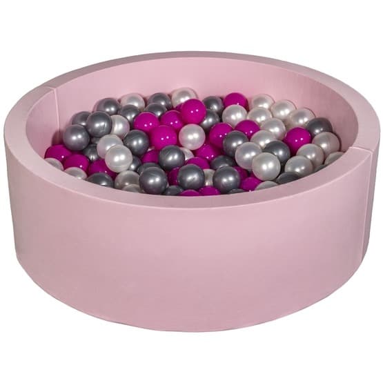 Ball Sea With 200 Balls Pink - Pearl, Pink And Silver