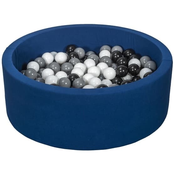 Ball Sea With 200 Balls Navy - Sort, Hvid Og Grå