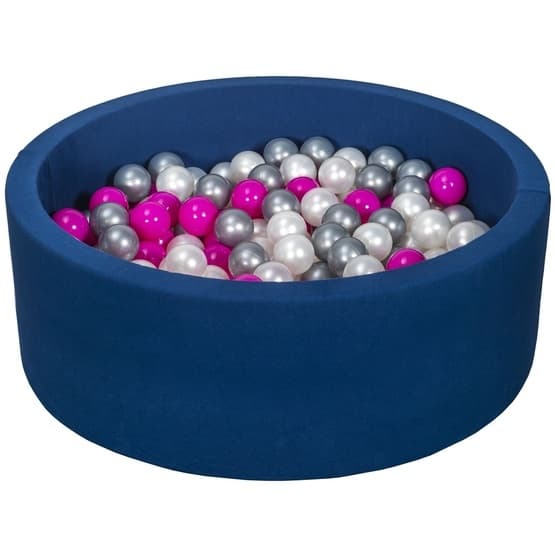 Ball Sea With 200 Balls Navy - Pearl, Pink And Silver