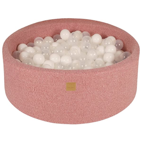 MeowBaby Boldbassin 90x30cm/200 Bolde, Boucle, Rose