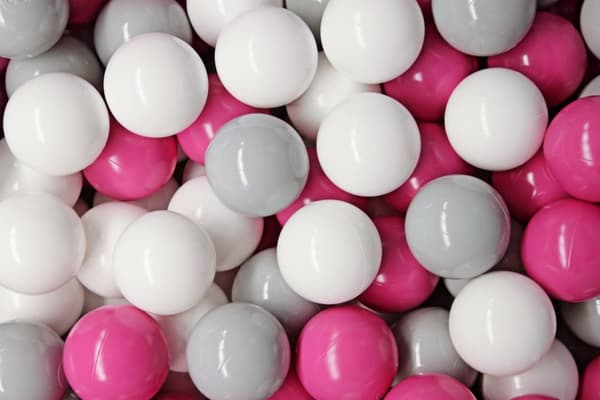 MeowBaby® Bløde plastbolde til boldbassin til børn 7cm, 50 stk.