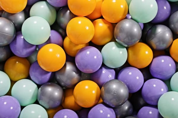MeowBaby® Bløde plastbolde til boldgraven til børn 7cm, 300 stk.