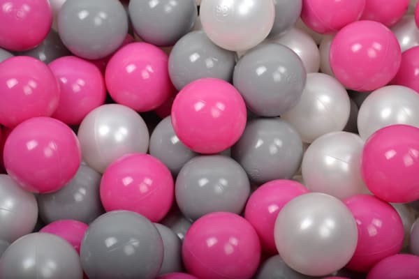 MeowBaby® Bløde plastbolde til boldgraven til børn 7cm, 300 stk.