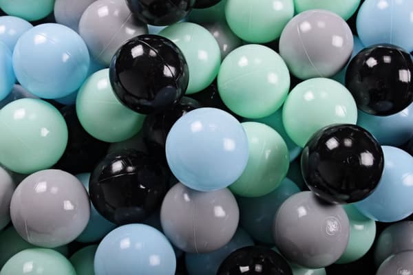 MeowBaby® Bløde plastbolde til boldgraven til børn 7cm, 300 stk.