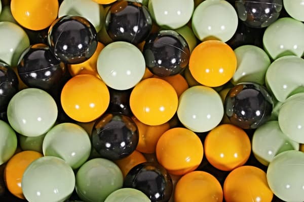 MeowBaby® Bløde plastbolde til boldgraven til børn 7cm, 300 stk.