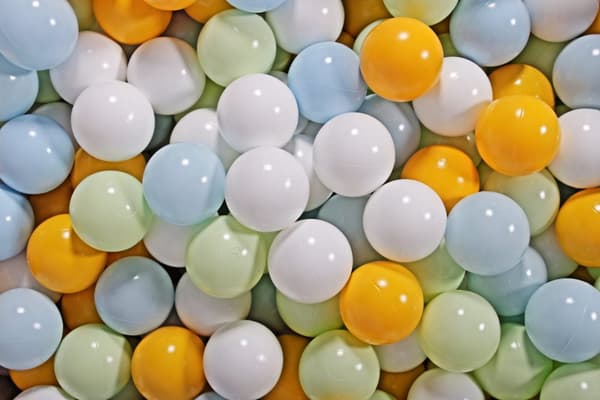 MeowBaby® Bløde plastbolde til boldgraven til børn 7cm, 300 stk.