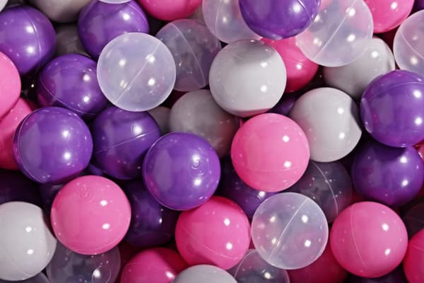 MeowBaby® Bløde plastbolde til boldgraven til børn 7cm, 300 stk.