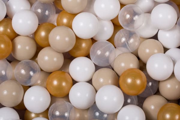 MeowBaby® Bløde plastbolde til boldgraven til børn 7cm, 300 stk.