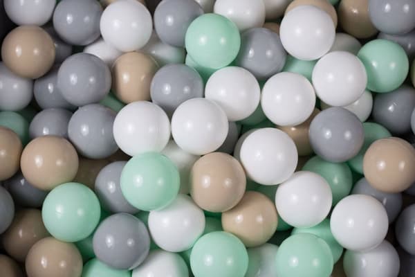 MeowBaby® Bløde plastbolde til boldgraven til børn 7cm, 300 stk.