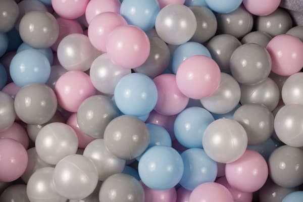MeowBaby® Bløde plastbolde til boldgraven til børn 7cm, 300 stk.