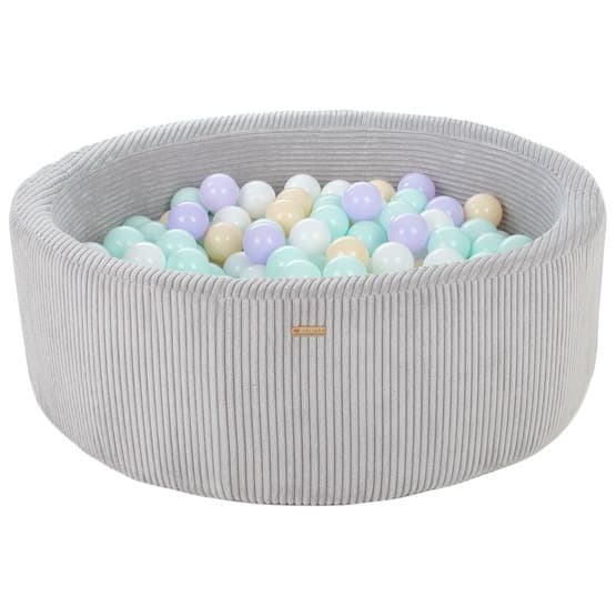 Ball Sea - 300 Balls - Cordu Roy 90 cm Harmaa/Valkoinen - Balls Purppura/Cappuccino/Persikka