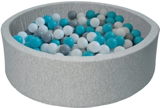 Blød legeboldgrav til småbørn - 300 bolde, 90 cm diameter, sikker & pædagogisk