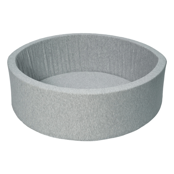 Bollhav - 150 Bollar - Rund - 90X30 Cm Bollhav - Vit, Babyblå, Grå Bollar