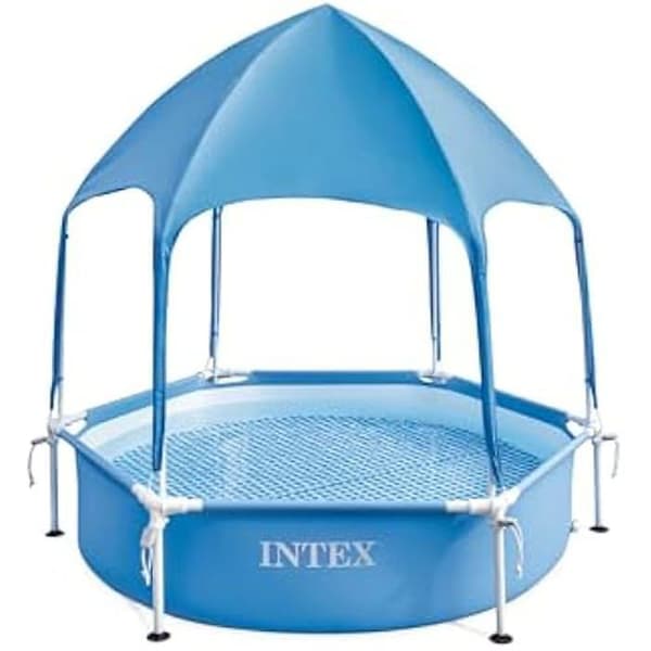 Pool med metallram - Intex - 1,83m x 38cm - 700L - För barn från 3 år