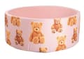 Miniatyrbild 1 av 4: Bollhav - bollstruktur Knorrtoys - 76007 - Bollhav, « Teddy Pink » 150 bollar Grå/Vit/Transparent