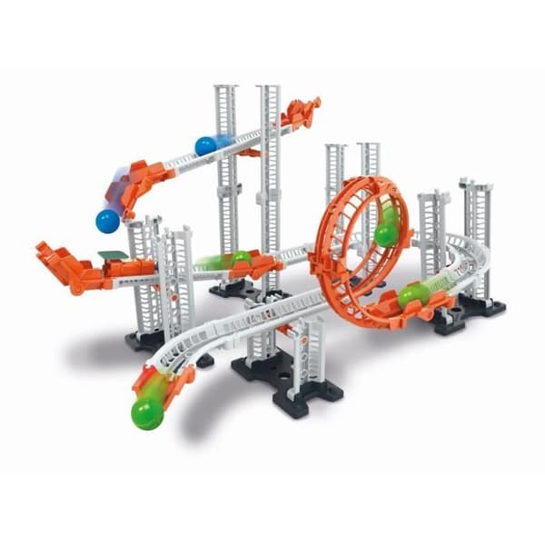 Clementoni - Action & Reaction - Aloitussetti - Marble Run - 50 palaa