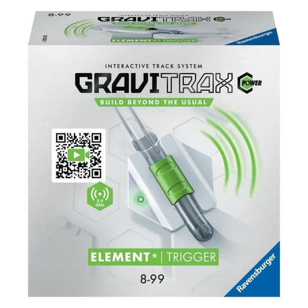 Gravitrax POWER - Liipaisinelementti - 26202 - Luovat marmoripallot - Elektroninen toiminto - Ravensburger - Ikä 8+