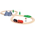 Pikkukuva 3 / 6: BRIO World 36017 Paristokäyttöinen höyryveturisetti - Puinen rautatie - Punainen