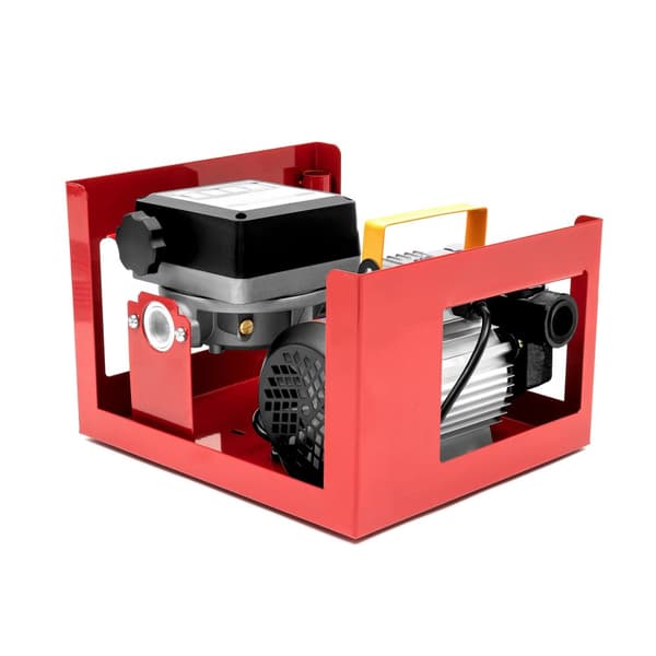 Dieselöverföringspump, 550W effekt, 60L/min flödeshastighet,Röd