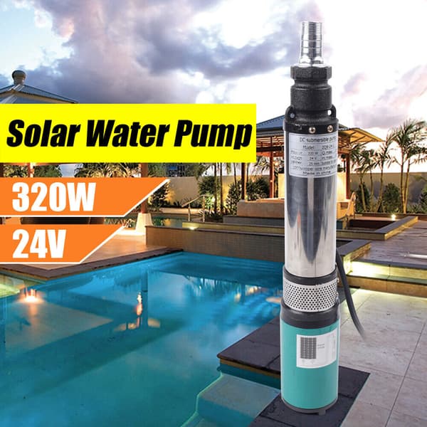 24Volt Nedsänkt Vattenpump, Idealisk för Djupbrunnsapplikationer, Solenergidriven, Effektiv Bevattningslösning