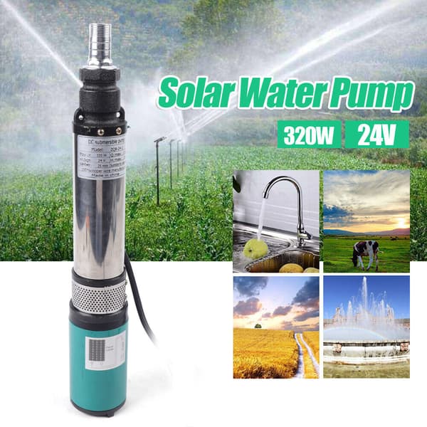 24Volt Nedsänkt Vattenpump, Idealisk för Djupbrunnsapplikationer, Solenergidriven, Effektiv Bevattningslösning