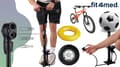 Miniatyrbillede 6 af 8: Cykelpumpe Dunlop/Presta/Schrader