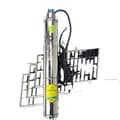 Pikkukuva 1 / 4: Aurinkosähkökäyttöinen syväkaivopumppu, 750W teho, maksimi nostokorkeus 90M,DC 48V 60V, 750W