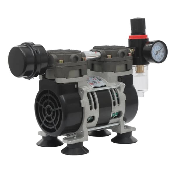 Oljefri Vakuumpump, 230W Effekt, 58L/2041,31oz/min Max Pumpningshastighet, ≤ 54dB Ljudnivå,220V, svart, EU