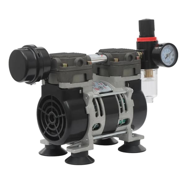 Oljefri Vakuumpump, 230W Effekt, 58L/2041,31oz/min Max Pumpningshastighet, ≤ 54dB Ljudnivå,220V, svart, EU