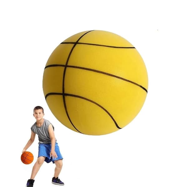 MASTER Blød basketball - 18 cm - gul