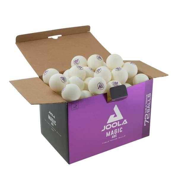 JOOLA Magic ABS Bordtennisbolde 72 stk. - Hvide