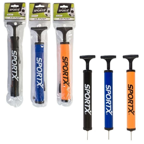 SportX Kulpump med adapter och metallnål 30 cm Assorted