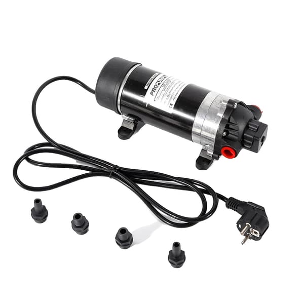 Selvprimende boosterpumpe, 220V, 160 PSI maksimalt tryk, 1,35-1,45 gal/min flowrate,EU, Sort, 220V