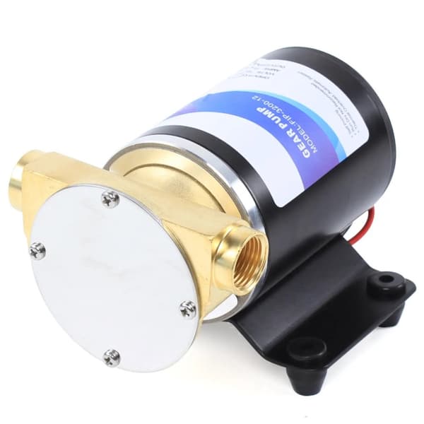 Centrifugalvattenpump, Hög Effektivitet, Hållbar Koppar Konstruktion,12V, EU, svart