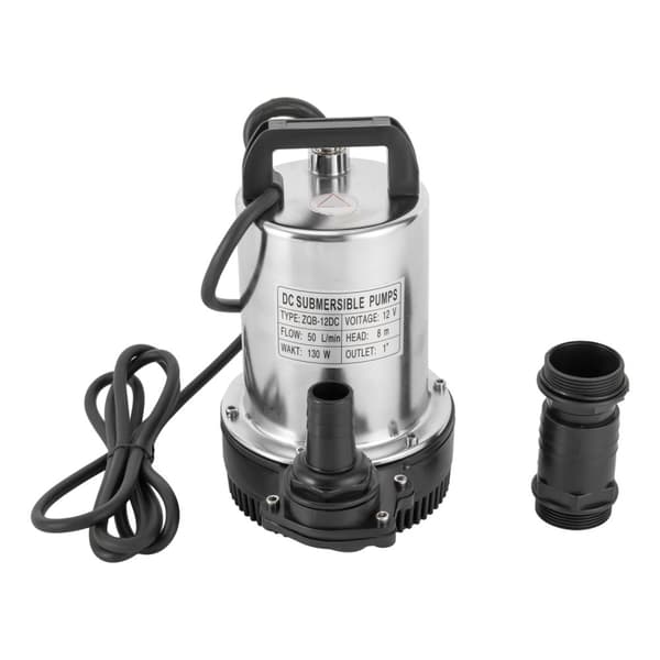 DC Nedsænket Spildevandspumpe, 6000L/H Flow Rate, Rustfrit Stål Konstruktion, Kompakt Design