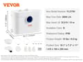 Pikkukuva 2 / 2: Macerointipumppu, 700W Teho, 9600 L/h Virtausnopeus,700W