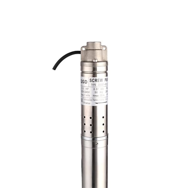 SHYLIYU Dybbrøndspumpe, 50m Vandløft, 4GPM Flow Rate, Rustfrit Stål Konstruktion,EU, 230V